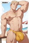 ai_art ai_generated bara big_ass big_balls big_muscles big_penis gay_domination gay_male muscle muscular muscular_male yaoi yaoi