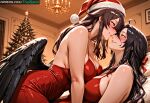 1girl 1girl 1girl 1girls 2_girls ai_assisted ai_generated albedo_(overlord) big_ass big_breasts big_breasts blush breasts breasts_on_breasts christmas christmas_clothing christmas_decorations christmas_hat christmas_headwear christmas_outfit christmas_tree chromatic_abberation curvaceous curvaceous_body curvaceous_female curvaceous_figure curves curvy curvy_body curvy_female curvy_figure curvy_hips eyebrows eyelashes eyeliner femal female_domination femdom genshin_impact high_res high_res high_resolution hires hoyoverse hu_tao_(genshin_impact) huge_ass huge_breasts indoors large_ass overlord_(maruyama) patreon patreon_username santa_costume santa_dress santa_hat sexually_suggestive smile stable_diffusion tagme thaisalon thick thick_thighs thighs voluptuous voluptuous_body voluptuous_female watermark woman_on_top yuri yuri