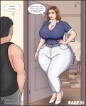 1boy1girl 1girl big_ass big_ass big_breasts breasts brown_hair bully bullying cartoon cartoon_milf comic comic_page commission dark-skinned_male dialogue female_focus front_view huge_ass huge_ass huge_breasts jeans mature mature_female mature_woman milf milf mom mommy nickelodeon ntr page_1 pawg photoshop seductive seductive_look shoes short_hair the_fairly_oddparents thick_ass timmy's_mom viewed_from_front voluptuous voluptuous_body voluptuous_female voluptuous_milf wedding_ring wife