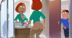 ass breasts chris_griffin erect_penis family_guy lois_griffin thong