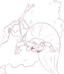 ass butt_crack calicobggs dress_lift embarrassing freckles long_hair mebh_og_mactire panties terrible_the_drawfag tree tree_branch wedgie wolfwalkers