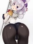  ass_focus ass_shake bunnysuit kantai_collection kashima_(kantai_collection) webm 