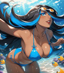 1girl ai_generated female nintendo pokemon pokemon_oras shelly_(pokemon) shelly_(pokemon_oras) solo tagme taiyohae underwater
