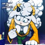 1girl female idw_publishing lanolin_the_sheep sheep shirt solo sonic_the_hedgehog_(comics) sonic_the_hedgehog_(idw) sonic_the_hedgehog_(series) tagme zelieldraws
