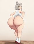 1girl ai_generated ass big_ass breasts fundoshi fundoshilover101 huge_ass nia_(xenoblade) nintendo tabi_socks xenoblade_(series)