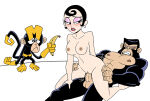 1girl agent_honeydew ape bestiality breasts cartoon_network cheating cucked_by_beast cuckold dexter's_laboratory dial_m_for_monkey female_on_top gorilla hahaboobies haplorhine human interspecies male mammal monkey monkey_(dial_m_for_monkey) netorare nipples ntr nude nude_female on_back penis primate pussy reverse_cowgirl_position simion vaginal_penetration zoophilia