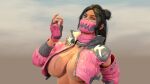 1girl 1girl 1girls 3d abs alternate_version_at_source areola areola_slip asian asian_female big_breasts black_hair braless breasts edenian female_focus female_only huge_breasts jinx1919 mileena mileena_(new_era) mortal_kombat mortal_kombat_1_(2023) naked_female nipples nude nude nude_female tarkatan