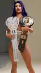 1female 1girl 2025 3d 3d_(artwork) 3d_artwork 3d_model abs aew aew_tbs_championship_belt all_elite_wrestling alluring athletic_female bare_arms bare_chest bare_legs bare_thighs blender blender_(software) blue_fingernail_polish blue_fingernails blue_nail_polish blue_nails caramel-skinned_female celeb champion championship_belt cleavage cosplaybliss covered_breasts covered_navel covered_nipples covering covering_breasts covering_crotch covering_nipples covering_privates covering_pussy dark_blue_hair dexmacleod dexpac ebony ebony_female female_abs female_focus female_human female_only female_solo fit_female gold_(metal) holding holding_object mercedes_moné naked_female naked_thighhighs new_japan_pro_wrestling njpw nude nude_female nxt nxt_championship_belt photoshoot pro_wrestling public public_nudity real_person sasha_banks solo_female solo_focus thick_lips title_belt voluptuous voluptuous_body voluptuous_female wrestler wrestling wrestling_belt wwe wwe_2k wwe_2k25 wwe_diva wwe_divas wwe_women's_championship_belt wwe_womens_championship_belt
