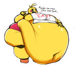 1girl 1girl 2025 animatronic anthro avian belly belly_overhang big_belly big_breasts bird black_mouth black_sclera blonde_hair breasts chicken clothing colored deep_navel digital_media_(artwork) english_text eyelashes five_nights_at_freddy's five_nights_at_freddy's_2 galliform hair hand_on_belly hand_on_own_belly high_res huge_belly huge_breasts huge_thighs hyper hyper_belly hyper_breasts kaboodles machine morbidly_obese morbidly_obese_anthro morbidly_obese_female navel obese obese_anthro obese_female open_mouth open_smile overweight overweight_anthro overweight_female panties phasianid pink_cheeks pink_clothing pink_panties pink_underwear robot robot_anthro scottgames shaded sharp_teeth simple_background smile teeth text text_on_clothing thick_thighs three-quarter_view tight_clothing toy_chica_(fnaf) underwear white_background white_bib white_eyes
