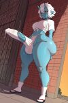 1futa ai_generated ass big_ass breasts erection erection_under_clothes fundoshi fundoshi_futanari fundoshilover101 futanari hoyoverse huge_ass ripped_clothing soukaku_(zenless_zone_zero) tabi_socks zenless_zone_zero