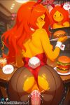 1boy 1girl 1girls adventure_time ai-created ai_art ai_assisted ai_generated animal_ears anus artist_name ass ass_focus back bare_back bare_shoulders bent_over black_pantyhose blurry blush breasts brown_pantyhose burger cartoon_network closed_eyes clothed_sex clothing_aside colored_skin cum cum_in_pussy cum_overflow cup detached_collar dmf_wonders drinking_glass ejaculation english_text fake_animal_ears fake_tail flame_princess food from_behind heart hetero holding holding_tray huge_ass indoors leotard leotard_aside long_hair looking_back medium_breasts nipples orange_hair pantyhose patreon patreon_logo patreon_username penis plate playboy_bunny pov pussy rabbit_ears rabbit_tail red_hair red_leotard seamed_legwear sex sex_from_behind shiny_skin smile solo_focus speech_bubble spoken_heart strapless strapless_leotard table tail thong_leotard torn_clothes torn_legwear torn_pantyhose tray trembling twitter_username uncensored vaginal veins veiny_penis watermark web_address white_wrist_cuffs wrist_cuffs