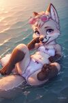 fox fox_girl furry furry_female panties swimsuit