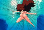 1girl accurate_art_style adult_swim alluring bare_legs big_breasts bishoujo_senshi_sailor_moon bishoujo_senshi_sailor_moon_r bishoujo_senshi_sailor_moon_r_the_movie bishoujo_senshi_sailor_moon_s bishoujo_senshi_sailor_moon_s_the_movie bishoujo_senshi_sailor_moon_supers bishoujo_senshi_sailor_moon_supers_the_movie brown_hair completely_nude_female fun_guy_(artist) green_eyes makoto_kino nude ocean pubic_hair pussy skinny_dipping swimming toei_animation toonami underwater viz_media