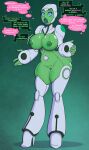 1girl alternate_version_available ass aya_(green_lantern) big_lips bimbo bimbo_body bimbo_lips bimbofication blue_eyes blue_sclera brainwashed brainwashing breasts breasts_out clothed_exposure corruption dc_comics dialogue english_text exposed_breasts exposed_pussy female female_focus female_only fembot femsub green_body green_lantern green_lantern:_the_animated_series green_lantern_(series) green_lantern_corps green_lipstick green_skin hacking high_heels huge_ass huge_breasts identity_death mind_control nipples nude open_mouth puckered_lips pussy pussy_out robot robot_girl robotization skindentation slutification solo spiral_eyes standing symbol_in_eyes tagme tech_control text thick_thighs transformation virus wide_hips wrenzephyr2