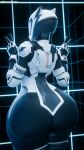 1girl 3d abstract_background armor ass back_view big_ass blender bodysuit cat_ear_helmet cat_ears cat_suit catsuit control_(fortnite) doonography female_focus female_only fortnite fortnite:_battle_royale full_body_suit fully_covered helmet latex latex_suit looking_away mask masked masked_female peace_sign png self_upload watermark