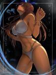 1girl abs bandai_namco bikini brown_hair brunette brunette_hair dark-skinned_female dark_skin female female_focus female_only female_solo fighting_game fit fit_female happy_new_year long_hair looking_up miary_zo namco namco_bandai navel new_year ponii rynneponii solo solo_female solo_focus standing tekken tekken_8 toned toned_body toned_female toned_stomach twitter very_long_hair video_game_character