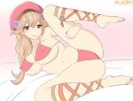 1girl alluring big_breasts bikini covered_erect_nipples faye_(fire_emblem) fire_emblem fire_emblem_echoes:_shadows_of_valentia glazinbuns intelligent_systems nintendo swimsuit tagme
