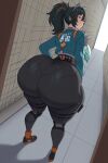 1girl ai_generated ass big_ass breasts fundoshilover101 hoyoverse huge_ass zenless_zone_zero zhu_yuan
