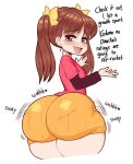 1girl ass big_ass booty_shorts breasts duke_wintermaul huge_ass