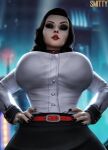 1girl 1girls 3d big_ass big_breasts big_breasts bioshock bioshock_infinite breasts cloud_chamber_studios curvaceous curvy curvy_figure elizabeth_comstock elizabeth_comstock_(burial_at_sea) hips hourglass_figure huge_ass huge_breasts large_ass legs light-skinned_female light_skin mature mature_female slim_waist smitty34 thick thick_hips thick_legs thick_thighs thighs voluptuous waist wide_hips