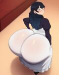 1girl ai_generated ass big_ass breasts dress fundoshilover101 gigantic_ass huge_ass original original_character