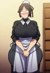 1girl ai_generated ass big_ass big_breasts breasts huge_ass huge_breasts jujutsu_kaisen kuroi_misato maid_uniform