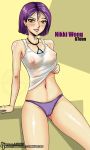 6teen john_joseco navel nikki_wong panties purple_panties see-through short_hair thong-revolution