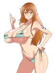 1girl 1girl 1girl big_breasts breasts brown_eyes female_focus female_only kagemusha mature mature_female nami one_piece orange_hair solo_female solo_focus tagme