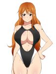  1girl 1girl 1girl big_breasts breasts brown_eyes female_focus female_only kagemusha mature mature_female nami one_piece orange_hair solo_female solo_focus tagme 