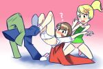  cindy_vortex drantyno embarrassed hoodwinked jimmy_neutron:_boy_genius living_clothes panties pants_removed pink_panties pink_underwear red_puckett underwear white_panties white_underwear 