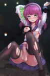  angel_beats! anus ass balls big_penis black_legwear black_thighhighs blush breasts crying crying_with_eyes_open dark_room dickgirl embarrassed embarrassed_nude_exposure embarrassed_nude_futa embarrassing erect erect_penis erection futa futa_only futa_sans_pussy futanari green_bow green_eyes intersex nakamura_yuri penis penis_out penis_under_skirt purple_hair restrained sex_slave spread_legs sweat testicle torn_clothes transgender yuri_(angel_beats!) yuri_nakamura 