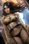  ayyasap batman_(series) belly_button black_panties dc_comics lingerie panties talia_al_ghul underwear 