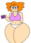  2022 half-closed_eyes half-dressed holding_cup la-artist322_(artist) looking_at_viewer looking_back looking_behind lottie_(jjsponge120) lottie_the_wonder_girl tagme thicc thicc_lottie thicc_thighs 