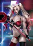  ayyasap belly_button bikini dc_comics dc_comics hammer harleen_quinzel harley_quinn 