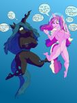  2girls anthro asphyxiation breathplay byondrage changeling drowning female friendship_is_magic hasbro my_little_pony nude peril pony princess_cadance princess_cadance_(mlp) queen_chrysalis queen_chrysalis_(mlp) swimming tagme temporaryunity underwater water 