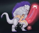  adult_jia aged_up ahegao biting_lip closed_eyes cum cum_in_pussy cum_inside futanari futanari_on_female godzilla_(series) godzilla_x_kong:_the_new_empire impregnation jia_(godzilla) kaiju shimo_(kaiju) standing_sex tears x-ray 