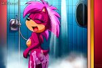  ai_generated ass closed_eyes completely_nude female_focus foam furry furry_female mobians.ai nude_female sega shower singing_in_shower sonia_the_hedgehog sonic_the_hedgehog_(series) sonic_underground 