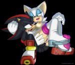 anal anal_penetration anus areola ass bat big_breasts blue_eyes breasts butt_grab erect_nipples erection female hedgehog is is_(artist) male male/female nipples nude penetration penis pussy red_eyes rouge_the_bat sega shadow_the_hedgehog smile sonic_*(series) sonic_the_hedgehog_(series) testicles