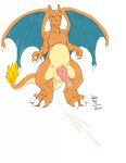  charizard cum male penis pokemon solo testicles 