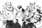 gay leomon male no_sex weregarurumon