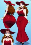  1girl ai_generated ass big_ass breasts fundoshilover101 huge_ass nintendo pauline super_mario_bros. 