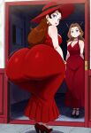  1girl ai_generated ass big_ass breasts fundoshilover101 huge_ass nintendo pauline super_mario_bros. 