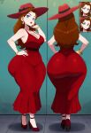  1girl ai_generated ass big_ass breasts fundoshilover101 huge_ass nintendo pauline super_mario_bros. 