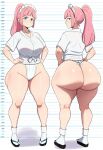  1girl ai_generated ass big_ass breasts felicia_(fire_emblem) fire_emblem fundoshi fundoshilover101 huge_ass nintendo tabi_socks 