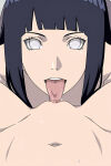 boruto:_naruto_next_generations close-up hinata_hyuuga licking licking_pussy naruto naruto_shippuden pussy_juice tagme