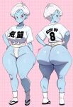  1girl ai_generated ass big_ass breasts dragon_ball fundoshi fundoshilover101 huge_ass shounen_jump tabi_socks vados 