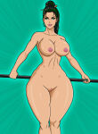  1girl alluring athletic_female big_breasts black_hair fanart female_abs fit_female green_eyes grgdrawings jade_(mortal_kombat) mortal_kombat mortal_kombat_armageddon mortal_kombat_deception mortal_kombat_ii mortal_kombat_trilogy nsfw nude pussy ultimate_mortal_kombat_3 waifu 