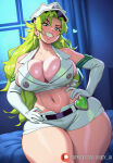  1girl ai_generated ass big_ass big_breasts bleach booty_shorts breasts candice_catnipp gigantic_ass huge_ass juuicy_ai shounen_jump 