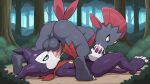  3_fingers 3_toes 69_position absurd_res ai_generated anthro anthro_on_anthro anthro_penetrated anthro_penetrating anthro_penetrating_anthro anus ass balls bandai_namco big_balls big_penis biped bodily_fluids claws clothing crossover cum cum_in_mouth cum_inside cum_on_body cum_on_face cum_on_hand cum_on_penis digimon digimon_(species) duo eyelashes feathered_tail feathers feet finger_claws fingers forest generation_4_pokemon genital_fluids genitals gloves green_eyes half-closed_eyes handjob handwear high_res huge_balls huge_penis impmon long_ears long_tail looking_at_partner's_penis lying male male/male male_penetrated male_penetrating male_penetrating_male narrowed_eyes nintendo on_back on_top oral penetration penile penis penis_in_mouth plant pokemon pokemon_(species) purple_body red_body red_clothing red_eyes red_gloves red_handwear red_scarf scarf sex snout tail toe_claws toes tree weavile yiff_ai_(director) 