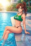  1girl adult_swim alluring athletic_female beach bikini bishoujo_senshi_sailor_moon bishoujo_senshi_sailor_moon_r bishoujo_senshi_sailor_moon_r_the_movie bishoujo_senshi_sailor_moon_s bishoujo_senshi_sailor_moon_s_the_movie bishoujo_senshi_sailor_moon_supers bishoujo_senshi_sailor_moon_supers_the_movie brown_hair cleavage dario fit_female green_eyes makoto_kino medium_breasts ocean pin_up posing sprite_(company) swimming_pool toei_animation toonami under_boob viz_media 